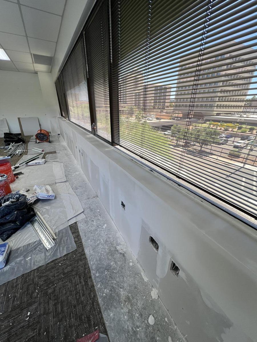 Commercial Drywall In Progress