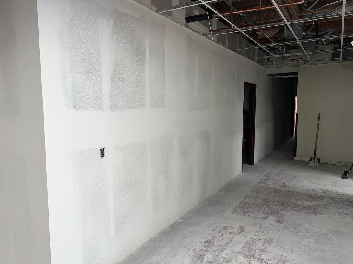Commercial Drywall Progress
