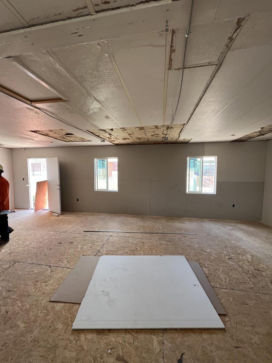 Drywall Hung Ready to Tape